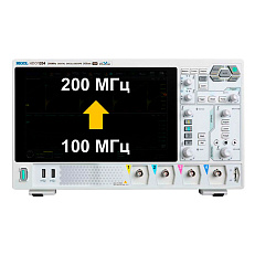 Опция расширения полосы пропускания со 100 МГц до 200 МГц DHO1000-BWU10T20