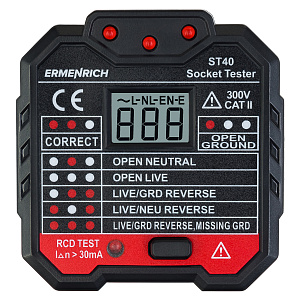 Ermenrich Zing ST40 - тестер розеток