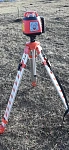 RGK SP-310 - ротационный нивелир (ротационный / красный луч / 600м с приемником / ±0,1 мм / АКБ)