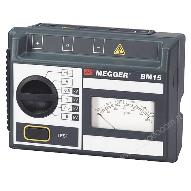 Тестер сопротивления изоляции Megger BM15