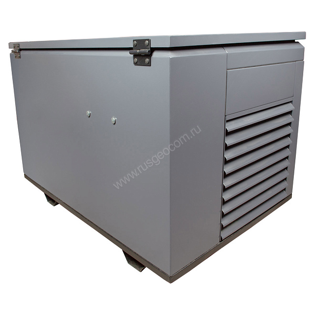 SUNREKA G10000EAX в тихом зимнем кожухе 1200 RAL 7024 - бензиновый генератор