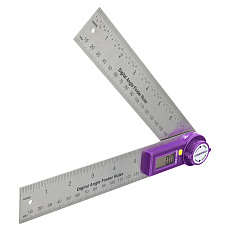 Ermenrich Verk DR30 фиолетовый - угломер-линейка цифровой