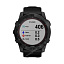 Garmin Fenix 7X Sapphire Solar титановый черный DLC с силиконовым ремешком