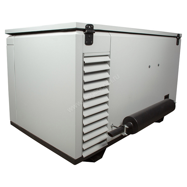 SUNREKA G10000EAX в супертихом зимнем кожухе 1400SS RAL 7035 - бензиновый генератор