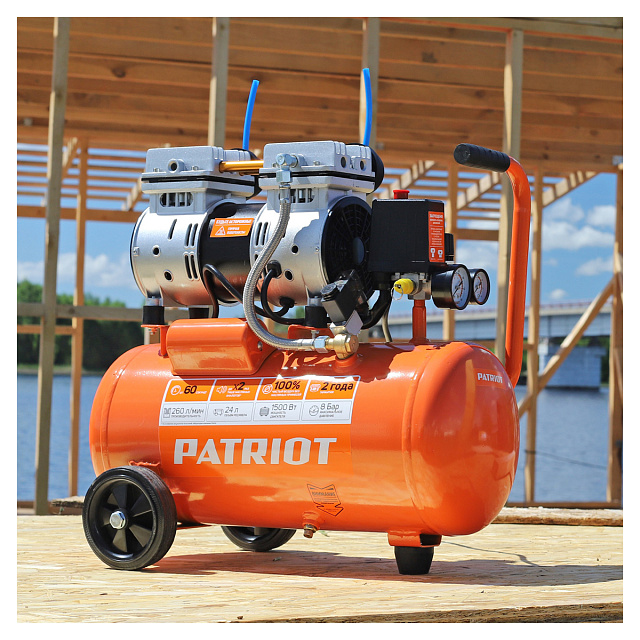 Patriot WO 24-260 S - безмасляный компрессор