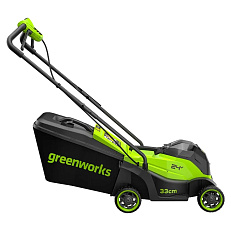 Greenworks GD24LM331 бесщеточная, 24V без АКБ и ЗУ  - аккумуляторная газонокосилка