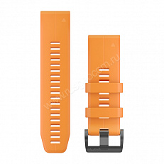 Ремешок сменный Garmin QuickFit 26 мм (силикон) оранжевый