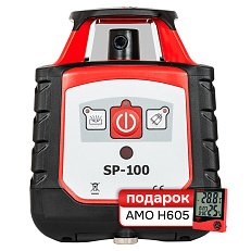 Комплект Ротационный нивелир RGK SP 100 и термогигрометр AMO H605