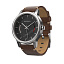 Garmin Vivomove Premium, стальной корпус, кожаный ремешок
