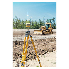 GPS/GNSS-приемник Topcon Hiper HR в работе