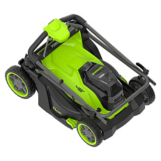 Greenworks GD24X2LM411, 2х24V, 41 см, бесщеточная, без АКБ и ЗУ - аккумуляторная газонокосилка