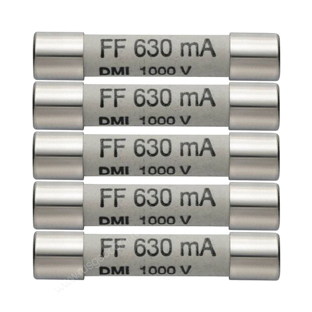 Комплект плавких предохранителей 630mA/1000V Testo 0590 0006