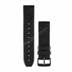 Ремешок сменный Garmin QuickFit 22 мм (кожаный) черный