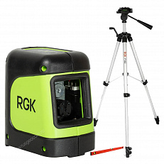 лазерный уровень RGK ML-11G + штатив RGK F130, уровень RGK U2100