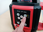 RGK SP-800 - ротационный нивелир (ротационный / красный луч / 900м с приемником / ±0,05 мм)