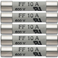 Комплект плавких предохранителей 10A/600V Testo 0590 0005