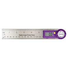 Ermenrich Verk DR30 фиолетовый - угломер-линейка цифровой