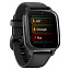 Часы для бега Garmin Venu Sq 2 Music Edition черный с серым алюминиевым безелем