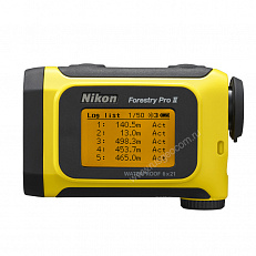 Лазерный дальномер Nikon Forestry Pro II в работе
