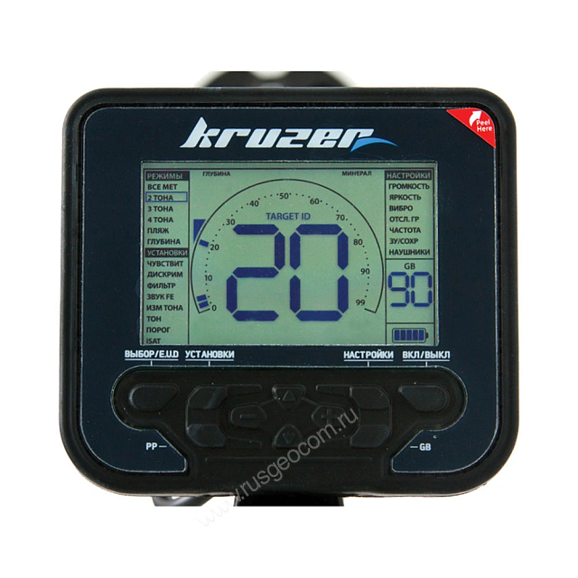 экран Nokta Makro Kruzer