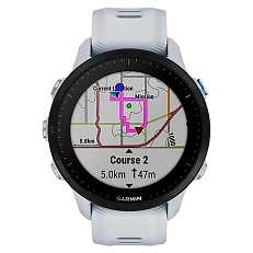 умные Часы Garmin Forerunner 955 с белым ремешком