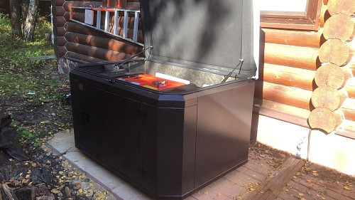 Супертихий зимний кожух для генератора 1400SS RAL 8019