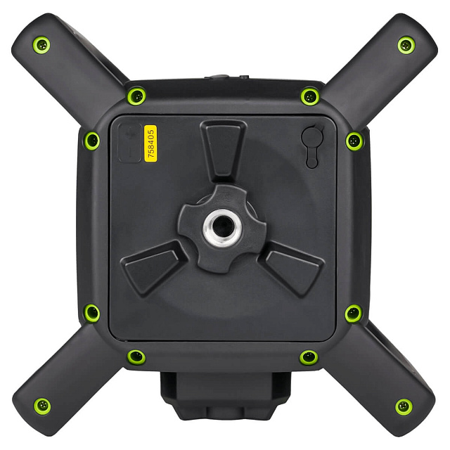 RGK SP-610G с калибровкой - ротац. нивелир (ротационный/зелёный луч/450м с приемником/±0,1 мм/АКБ)