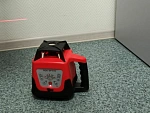 RGK SP-610 + штатив RGK SH-170, рейка RGK LR-2 - ротационный нивелир с красным лучом