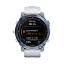 Garmin Fenix 7 Sapphire Solar титановый синий минерал DLC с белым ремешком