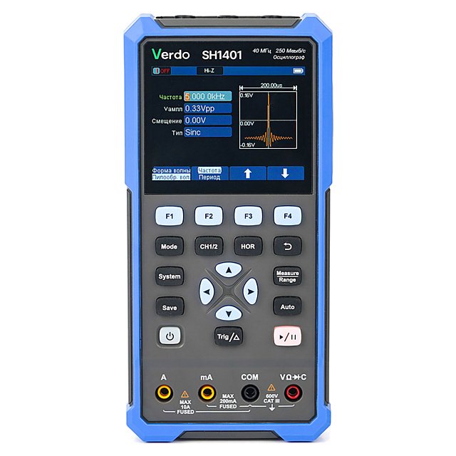 VERDO SH1401 - осциллограф-мультиметр