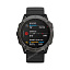 gps Часы Garmin Fenix 6X Sapphire Carbon Gray серые DLC с черным ремешком