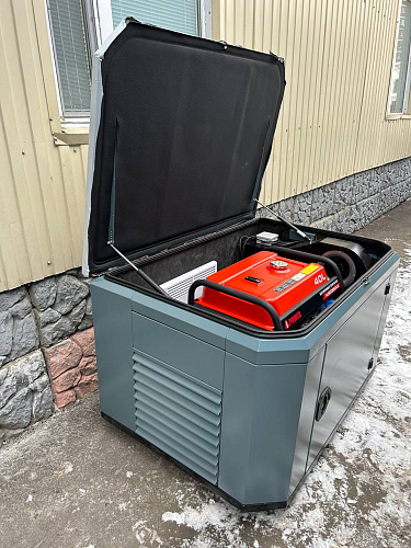 Супертихий зимний кожух для генератора 1400SS RAL 7031