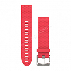 Ремешок сменный Garmin QuickFit 20 мм (силикон) розовый
