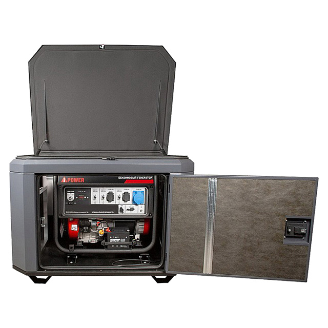 A-iPower A6000EAX в тихом зимнем кожухе 1200 RAL 7024