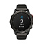 gps часы  Garmin Fenix 6 Pro Solar титановый DLC карбон с DLC титановым ремешком.