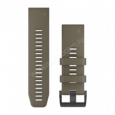 Ремешок сменный Garmin QuickFit 26 мм (силикон) светло-коричневый