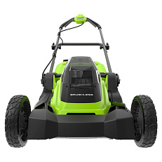 Greenworks GD24X2LM411, 2х24V, 41 см, бесщеточная, без АКБ и ЗУ - аккумуляторная газонокосилка