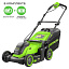 Greenworks GD40LM411 бесщеточная, 40V с АКБ 8 Ач + ЗУ 4А двойное  - аккумуляторная газонокосилка