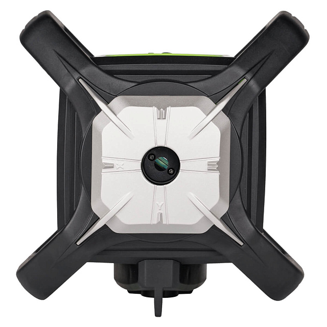 RGK SP-610G с калибровкой - ротац. нивелир (ротационный/зелёный луч/450м с приемником/±0,1 мм/АКБ)