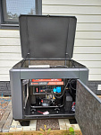A-iPower A7500EA в тихом зимнем кожухе 1200 RAL 8019