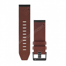 Ремешок сменный Garmin QuickFit 26 мм (кожаный) коричневый