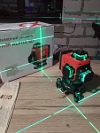 RGK ALPHA 4D - лазерный уровень 4D (360° / зелёный луч / 40м / АКБ)