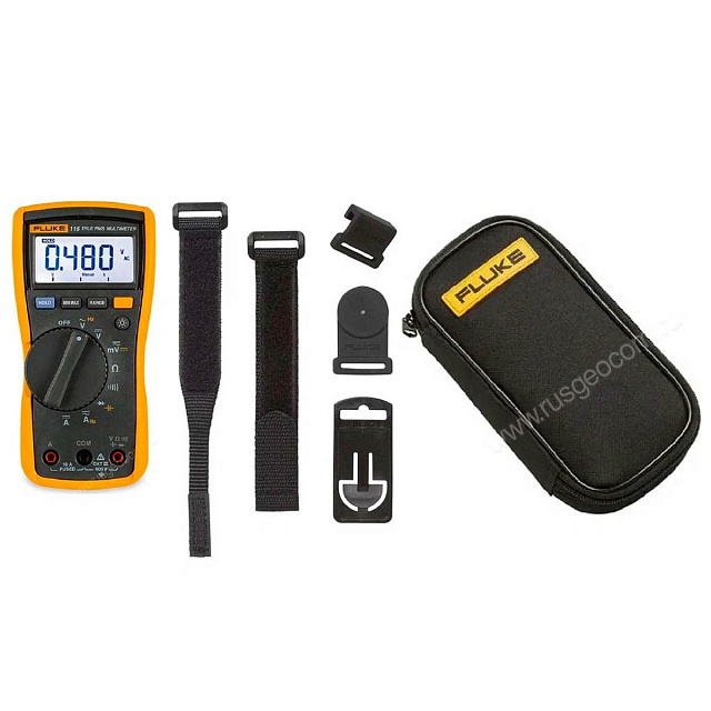 набор Fluke 115/C50/TPAK - мультиметр Fluke 115, футляр C50 и подвесной комплект TPAK