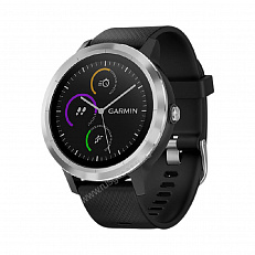 GPS-часы Garmin Vivoactive 3 черные с черным ремешком