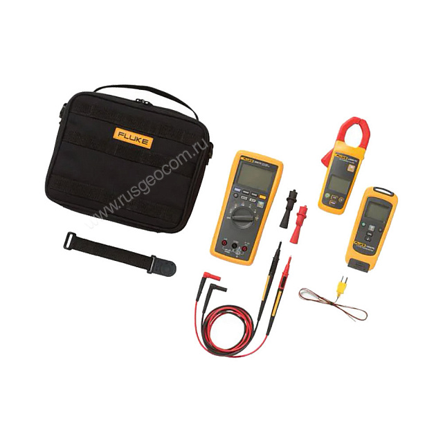 Комплект - мультиметр с токовыми клещами и цифровым термометром Fluke FLK-3000FC HVAC