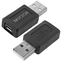 Переходник МЕГЕОН 33202К (USB-A папа - microUSB мама)