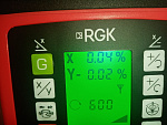 RGK SP-500 - ротационный нивелир (ротационный / красный луч / 900м с приемником / АКБ)