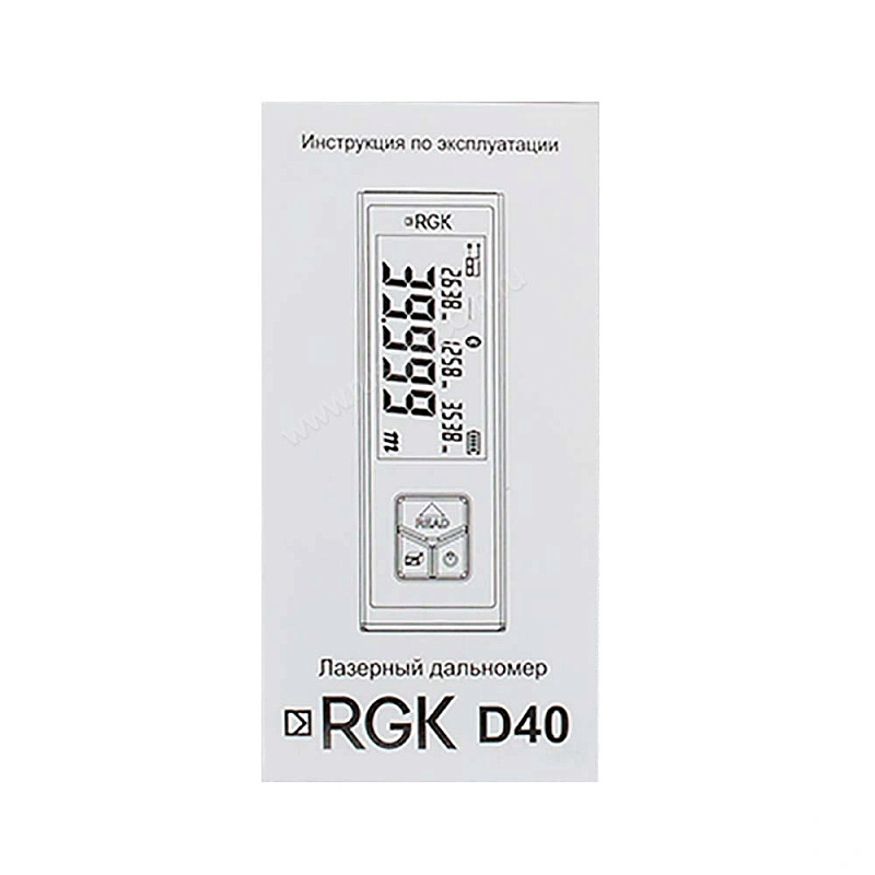 Инструкция по эксплуатации RGK D40