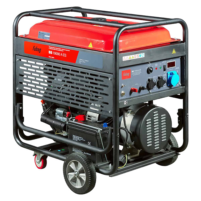FUBAG BS 19000 A ES в тихом зимнем кожухе 1600 RAL 7035 - бензиновый генератор