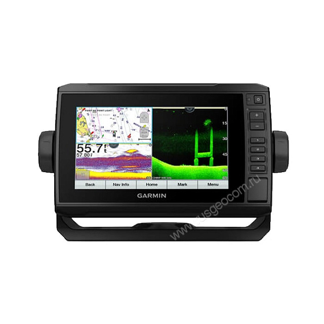 Картплоттер с эхолотом Garmin Echomap UHD 72cv с трансдьюсером GT24